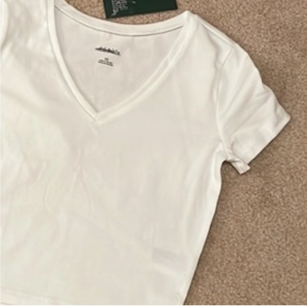 NEW White Wild Fable cropped tee, Size XS, from Target, NWT